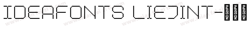 Ideafonts LieJinT字体转换